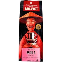 Amazon | MR.VIET ミスターベト ベトナムコーヒー 粉 モカ 250g 細挽き